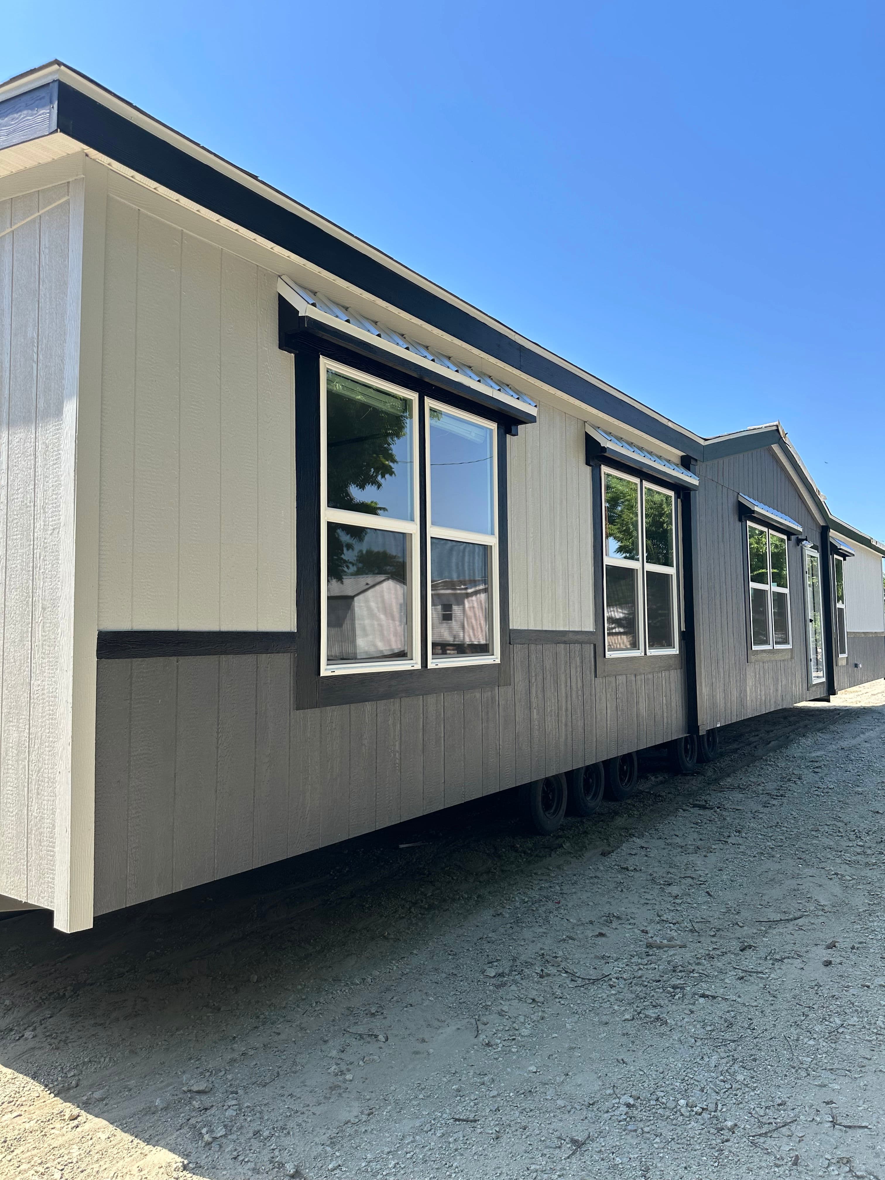 The madison elevation and exterior home features
