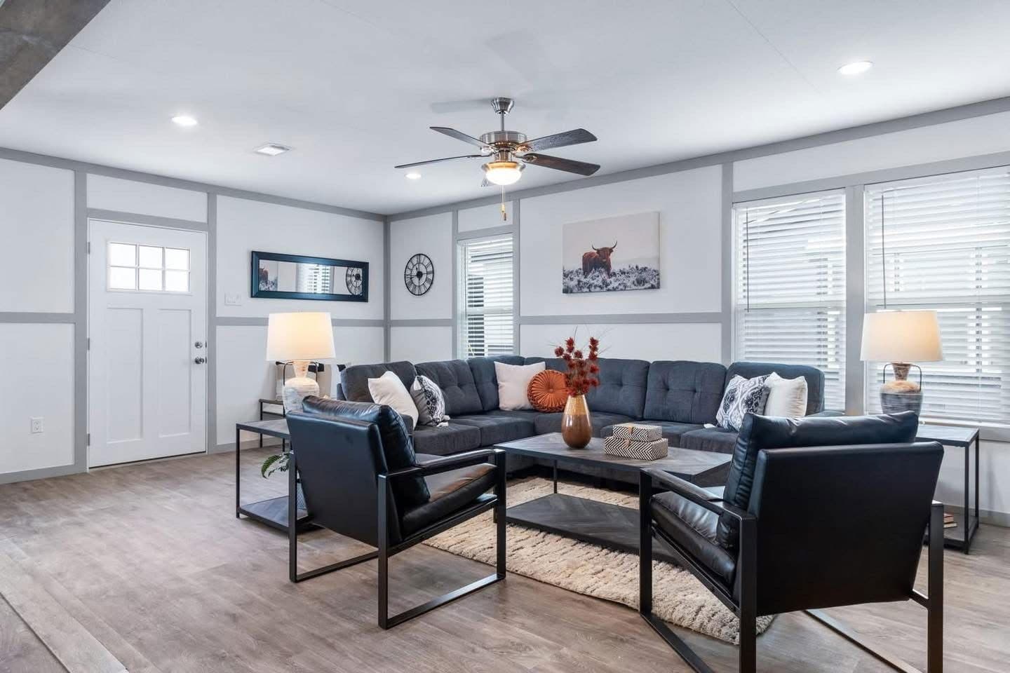 The lakeland interior home features