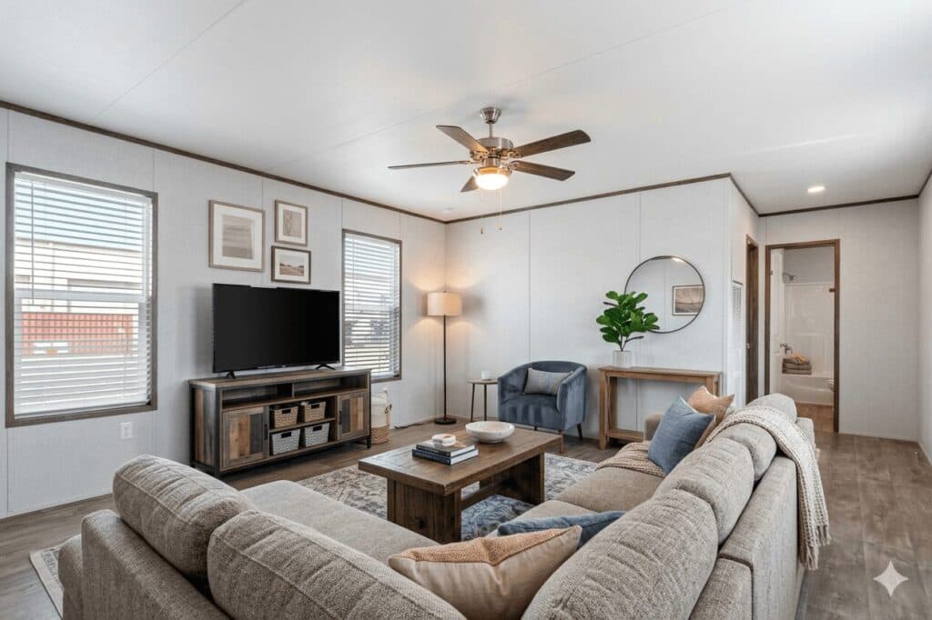 The nixon interior home features